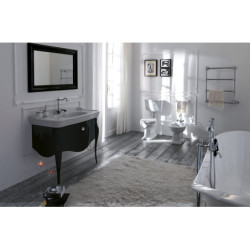 Spintelė Olympia Impero Style 100 cm, juoda, svarovski rankenėlė