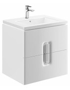 Spintelė praustuvui Geberit Kolo Twins, 60cm, balta