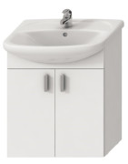 2 durelių spintelė Jika Lyra Plus, su 65cm praustuvu