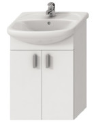 2 durelių spintelė Jika Lyra Plus, su 53cm praustuvu