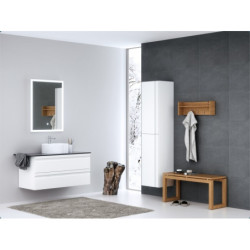 Spintelė Kamė Terra 100, baltos spalvos, blizgi