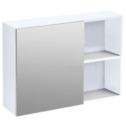 Spintelė Oristo Opal 80cm, su veidrodžiu, kairė