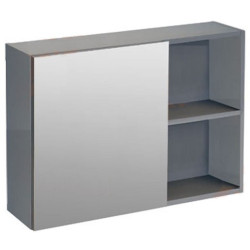 Spintelė Oristo Opal 80cm, su veidrodžiu, kairė