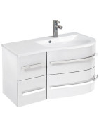 Spintelė Oristo Opal 90 cm, dešinė, balta