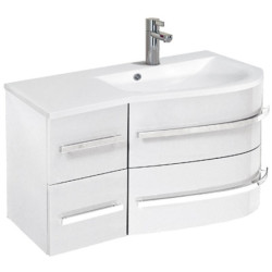 Spintelė Oristo Opal 90 cm, dešinė, balta