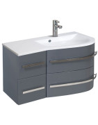 Spintelė Oristo Opal 90 cm, dešinė, pilka