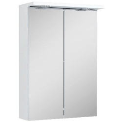 Spintelė Oristo Silver 60cm, su veidrodžiu, su LED apšvietimu