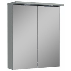 Spintelė Oristo Silver 60cm, su veidrodžiu, su LED apšvietimu