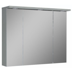 Spintelė Oristo Silver 90cm, su veidrodžiu, su LED apšvietimu