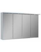 Spintelė Oristo Silver 120cm, su veidrodžiu, su LED apšvietimu