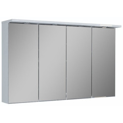 Spintelė Oristo Silver 120cm, su veidrodžiu, su LED apšvietimu