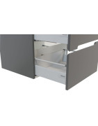 Praustuvo spintelė Oristo Opal 60cm, pilka