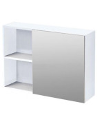 Spintelė Oristo Opal 80cm, su veidrodžiu, dešinė