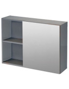 Spintelė Oristo Opal 80cm, su veidrodžiu, dešinė