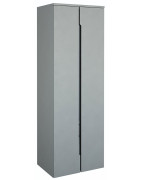 Ūkinė spintelė Oristo Silver 50cm, pilka, dviguba