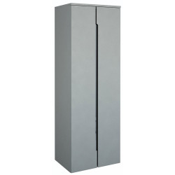 Ūkinė spintelė Oristo Silver 50cm, pilka, dviguba