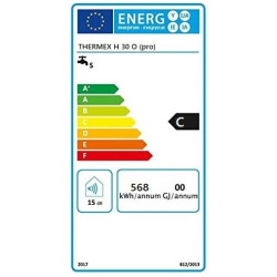 Vandens šildytuvas Thermex Hit 30-O Pro, 30L, virš plautuvės