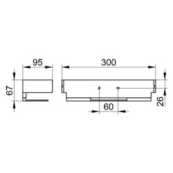Dušo krepšelis Keuco Edition 11, 300 mm