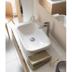 Praustuvas Duravit Durastyle, 600x380mm, dubens formos