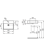 Praustuvas Ideal Standard Strada, 500x420mm