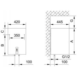 Elektrinis vandens šildytuvas Gorenje OGBS 80 E5
