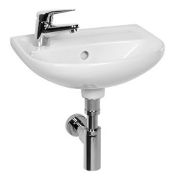 Praustuvas Jika Lyra Plus, su 1 anga maišytuvui kairėje