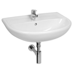 Praustuvas Jika Lyra Plus, su 1 anga maišytuvui viduryje, 65cm