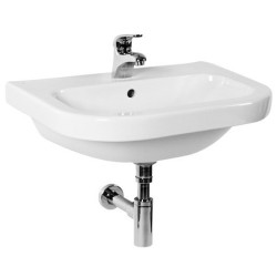 Praustuvas Deep By Jika, su 1 anga maišytuvui viduryje, 55cm