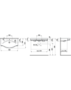 Praustuvas Laufen Palace New 90, 900x510mm, baldinis
