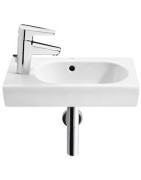 Praustuvas Roca Meridian, tvirtinamas prie sienos, kairė