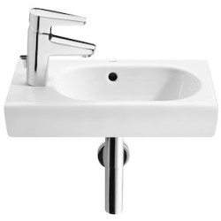 Praustuvas Roca Meridian, tvirtinamas prie sienos, kairė