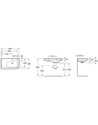 Praustuvas Roca Nexo L, 900x495mm, tvirtinamas prie sienos