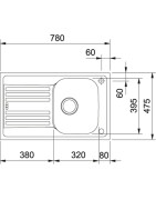 Nerūdijančio plieno plautuvė Franke Euroform EFX 611