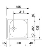 Nerūdijančio plieno plautuvė Franke Eurostar ETN 610i