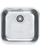 Nerūdijančio plieno plautuvė Franke Quadrant QAX 210,su ventiliu