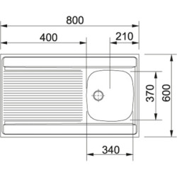 Nerūdijančio plieno plautuvė Franke Design DSN 711, uždedama