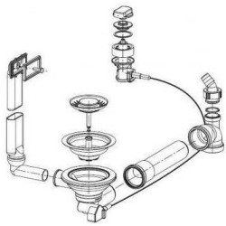 Franke ekscentrinis ventilis 3.1/2"