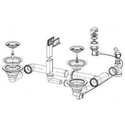 Franke ekscentrinis ventilis 3.1/2"