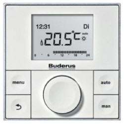 Patalpos termostatas Buderus Logamatic RC200, su laidu