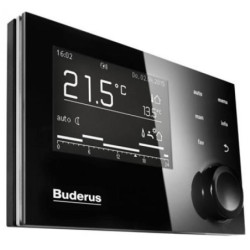 Patalpos termostatas Buderus Logamatic RC310, juodas
