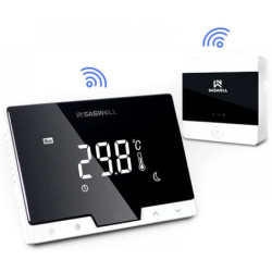Patalpos termostatas Saswell T19WHB-7-RF-WiFi, belaidis