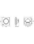 Patalpos termostatas Danfoss WT-TD, 5-35°C, su ekranu