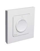 Patalpos termostatas Danfoss Icon Dial, 5-30°C, sienoje
