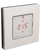 Patalpos termostatas Danfoss Icon Display, 5-35°C, sienoje