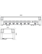 Centralė termostatų ir pavarų sujungimui Salus KL06-M, 230V