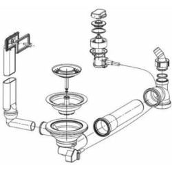 Franke ekscentrinis ventilis 3.1/2"