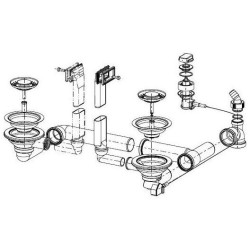 Franke ekscentrinis ventilis 3.1/2"