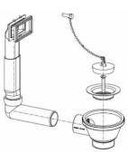Franke užkemšamas ventilis 1.1/2"