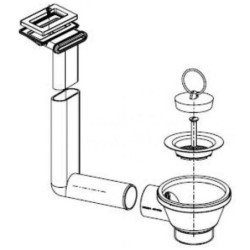Franke užkemšamas ventilis 1.1/2"