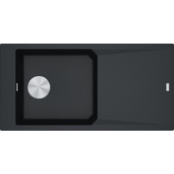 Granitinė plautuvė Franke FX FXG 611-100, juoda